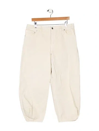 Pre-owned Tibi Straight-leg Jeans In White
