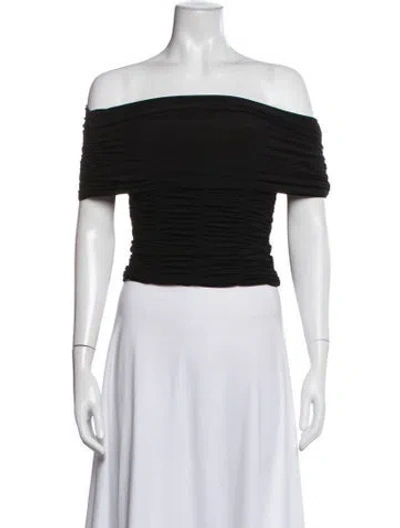 Pre-owned Tibi Strapless Tank Top In Black/white