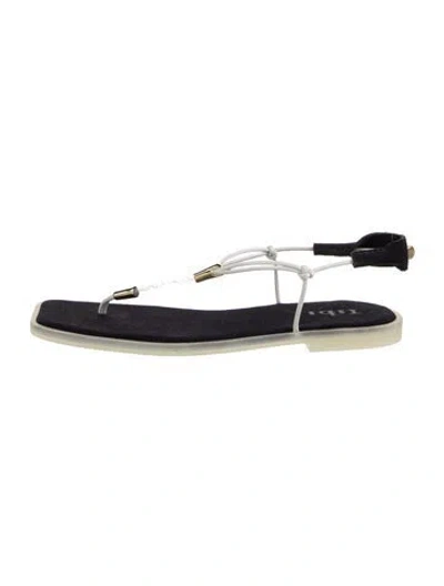 Pre-owned Tibi Suede Sandals In Blue