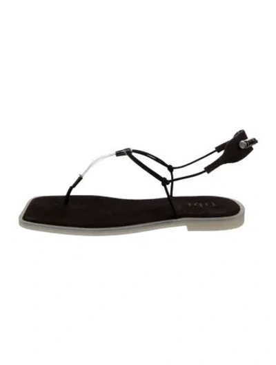 Pre-owned Tibi Suede Sandals W/ Tags In Brown