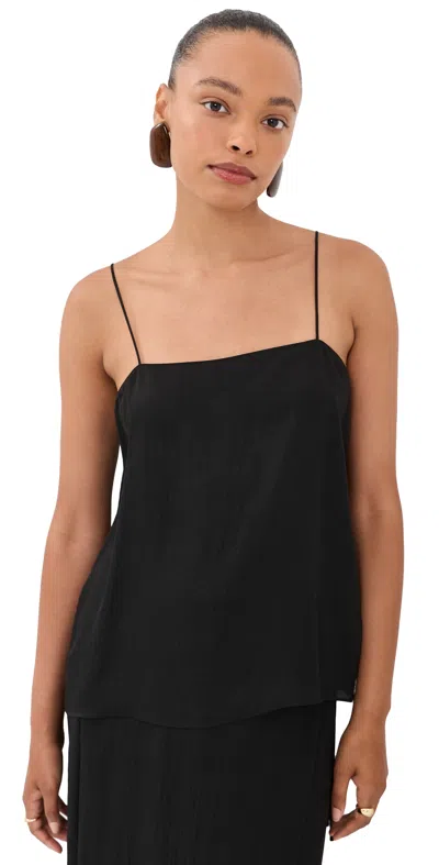 Tibi Summer Slip Cami Black