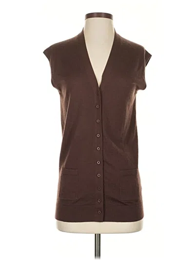 Pre-owned Tibi Sweater Vest In Brown