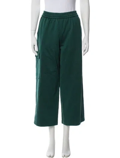 Pre-owned Tibi Sweatpants In Green