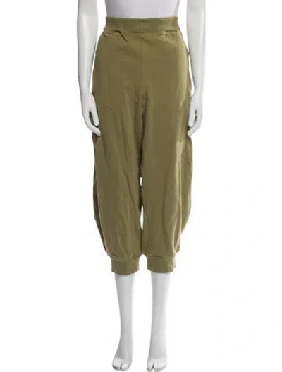 Pre-owned Tibi Sweatpants In Green
