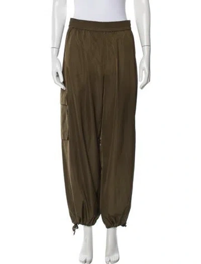 Pre-owned Tibi Sweatpants In Green
