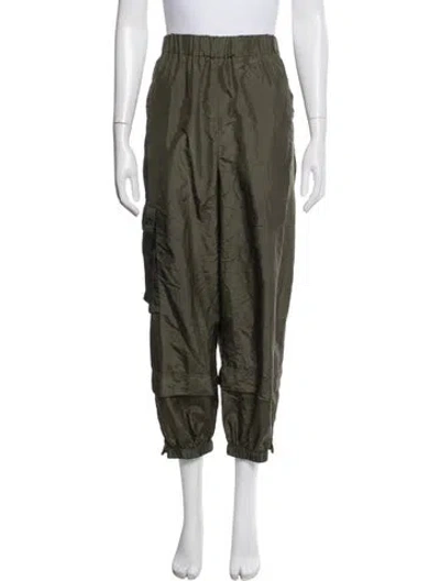 Pre-owned Tibi Sweatpants In Green