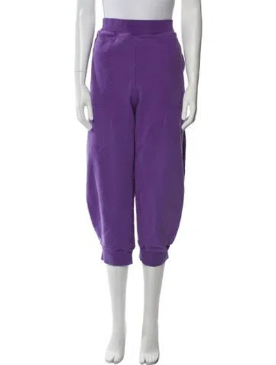 Pre-owned Tibi Sweatpants In Purple