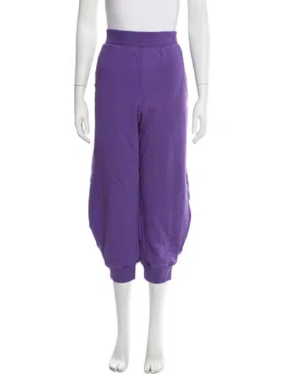Pre-owned Tibi Sweatpants In Purple