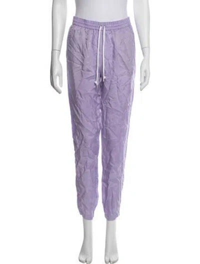 Pre-owned Tibi Sweatpants In Purple