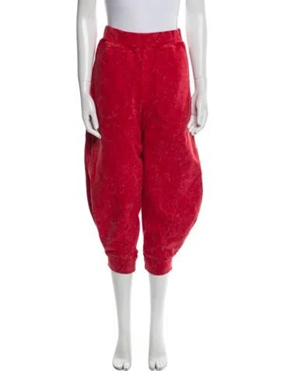Pre-owned Tibi Sweatpants In Red