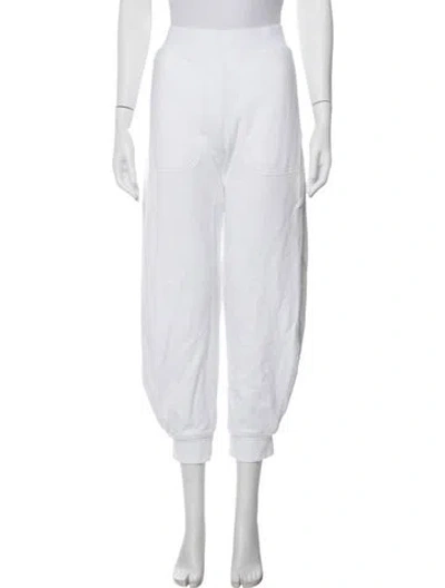 Pre-owned Tibi Sweatpants In White