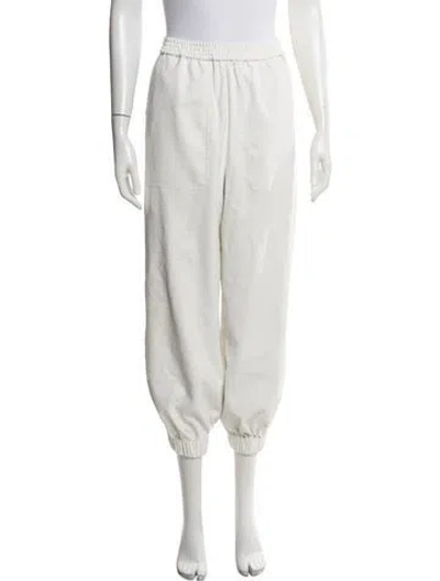 Pre-owned Tibi Sweatpants In White
