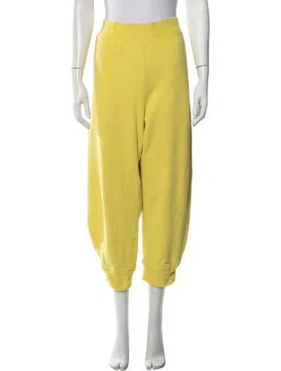 Pre-owned Tibi Sweatpants In Yellow