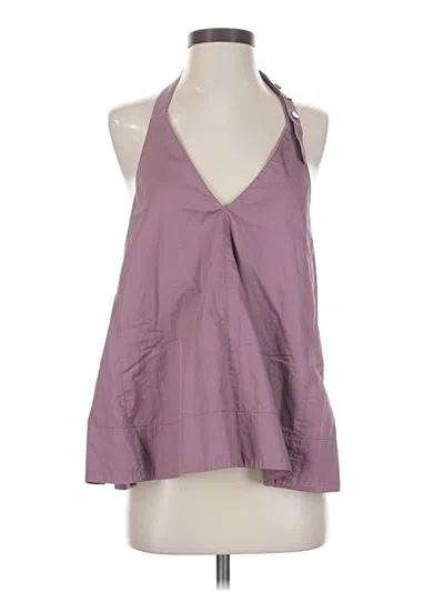 Pre-owned Tibi Tank Top Purple Halter Neckline Tops
