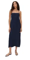 Tibi The Slip Dress Navy In Blue