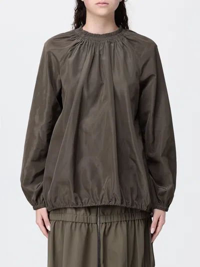 Tibi トップス  レディース カラー グレー In Brown