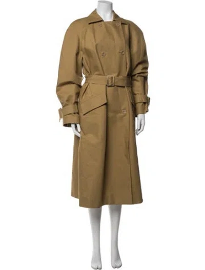 Pre-owned Tibi Trench Coat In Brown