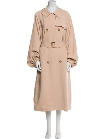 Pre-owned Tibi Trench Coat In Neutral