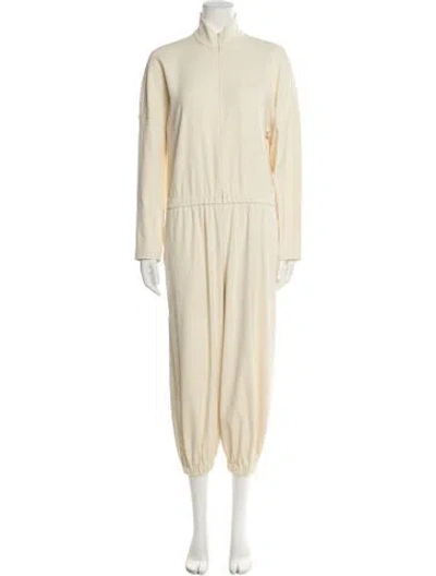 Pre-owned Tibi Turtleneck Jumpsuit In Neutral