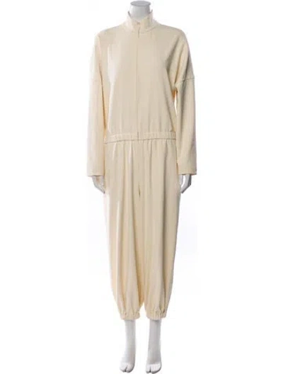 Pre-owned Tibi Turtleneck Jumpsuit In Neutral
