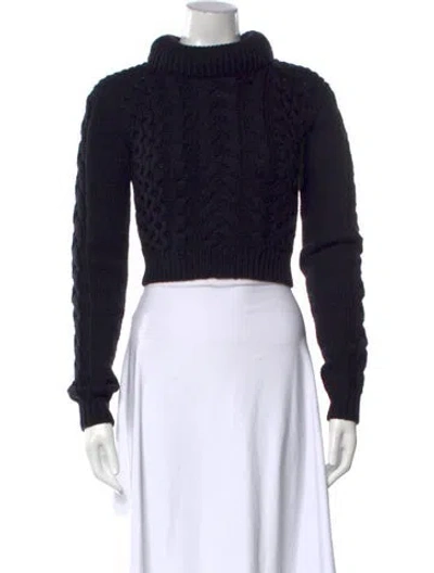 Pre-owned Tibi Turtleneck Sweater In Black
