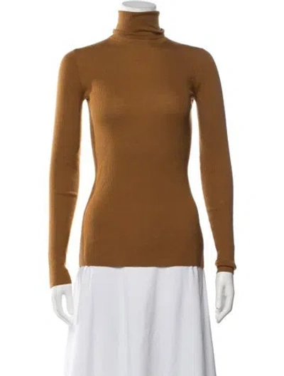 Pre-owned Tibi Turtleneck Sweater In Brown