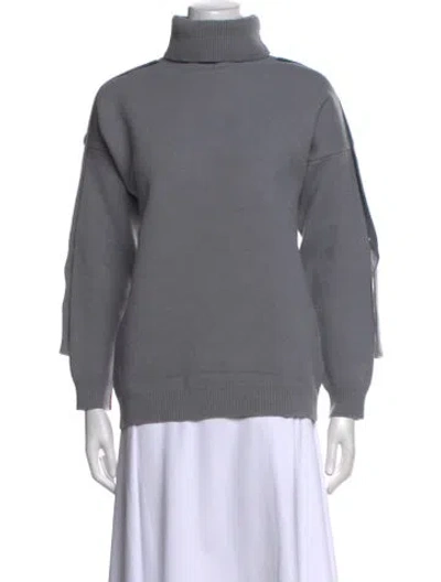 Pre-owned Tibi Turtleneck Sweater In Gray