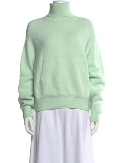 Pre-owned Tibi Turtleneck Sweater In Green
