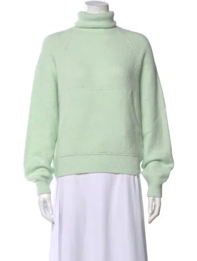 Pre-owned Tibi Turtleneck Sweater In Green