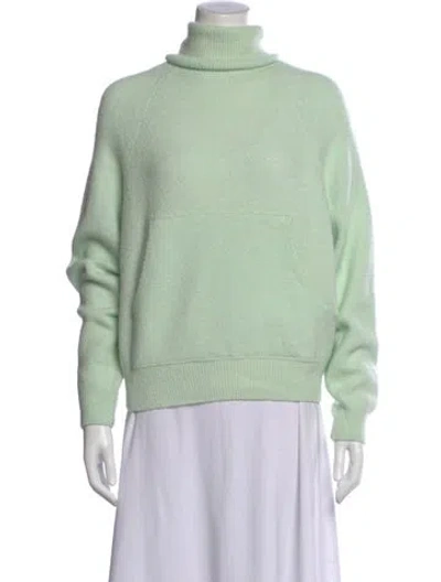 Pre-owned Tibi Turtleneck Sweater In Green