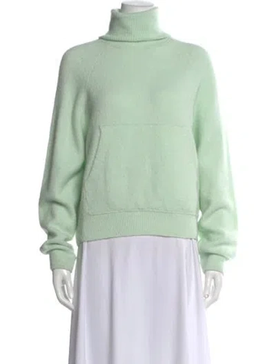 Pre-owned Tibi Turtleneck Sweater In Green