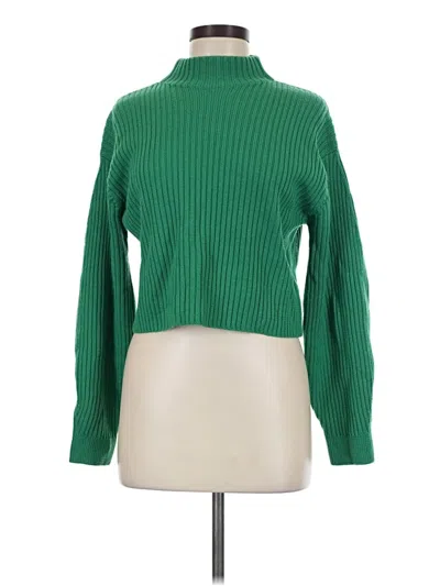 Pre-owned Tibi Turtleneck Sweater In Green