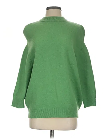 Tibi Turtleneck Sweater In Green