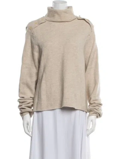 Pre-owned Tibi Turtleneck Sweater In Neutrals