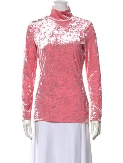 Pre-owned Tibi Turtleneck Sweater In Pink