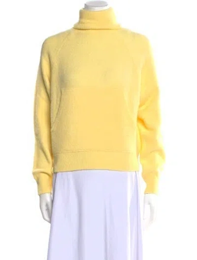 Pre-owned Tibi Turtleneck Sweater In Yellow