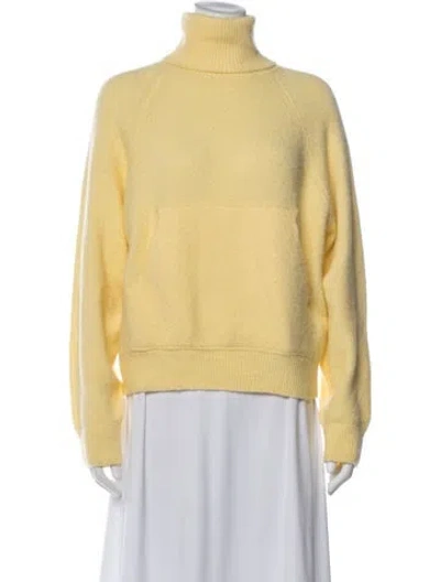 Pre-owned Tibi Turtleneck Sweater In Yellow