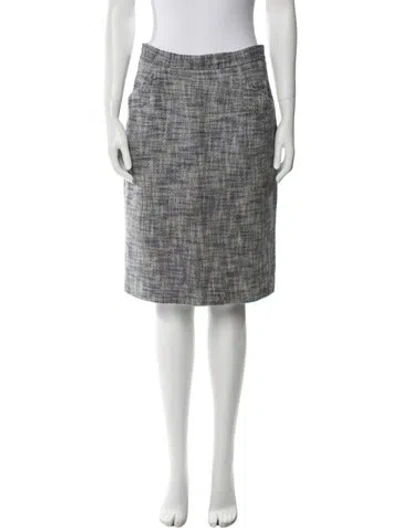 Pre-owned Tibi Tweed Pattern Knee-length Skirt In Multi