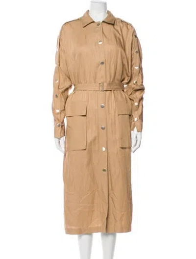 Pre-owned Tibi Utility Jacket In Brown