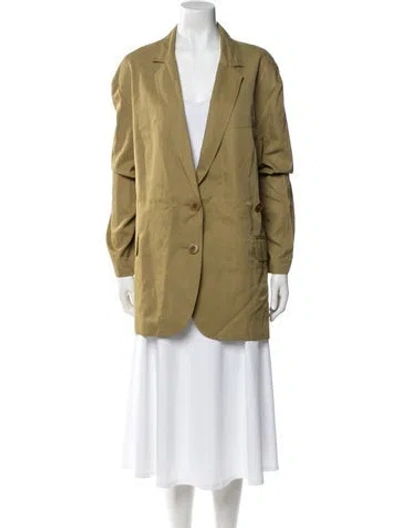 Pre-owned Tibi Utility Jacket In Green