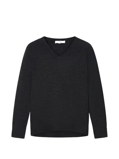 Tibi V-neck Sweater In Gray