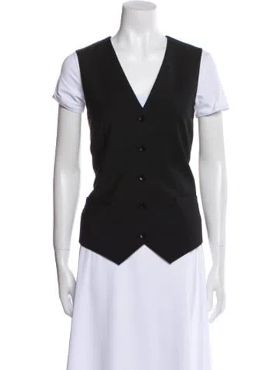 Pre-owned Tibi Vest In Black
