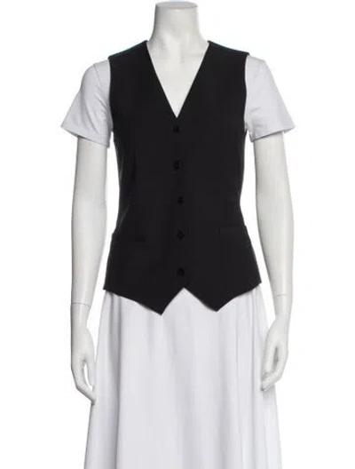 Pre-owned Tibi Vest In Black