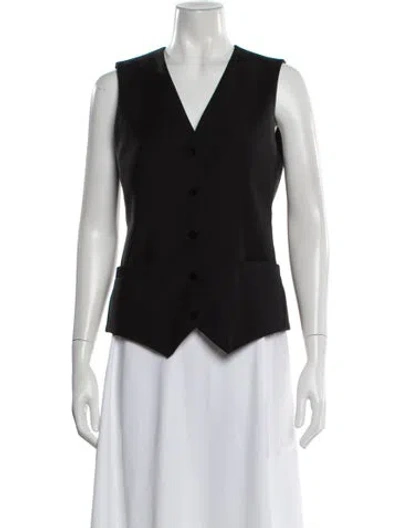 Pre-owned Tibi Vest In Black