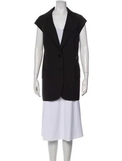 Pre-owned Tibi Vest In Black