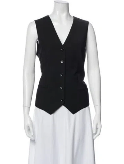 Pre-owned Tibi Vest In Black
