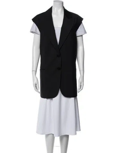 Pre-owned Tibi Vest In Black