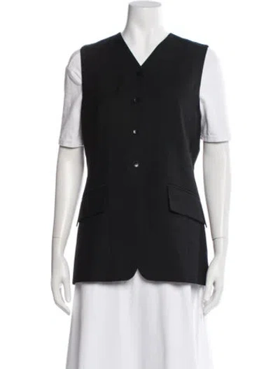 Pre-owned Tibi Vest In Black