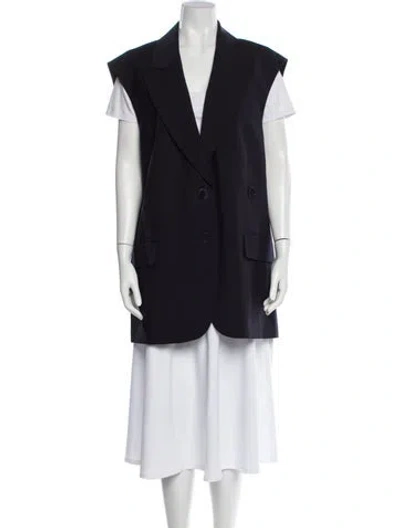 Pre-owned Tibi Vest In Blue
