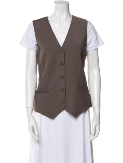 Pre-owned Tibi Vest In Gray